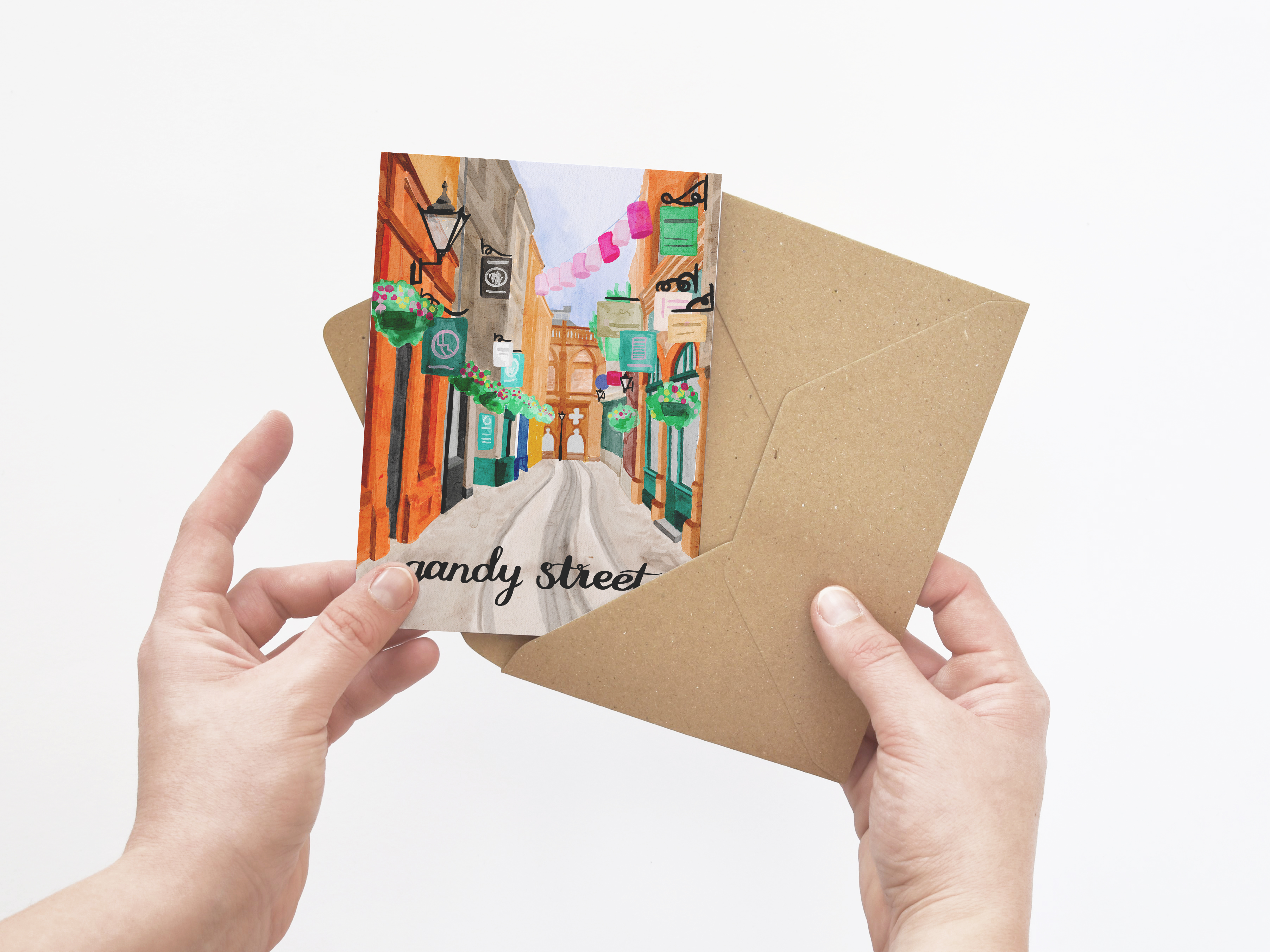 Lauren Hawkes Designs card and envelope